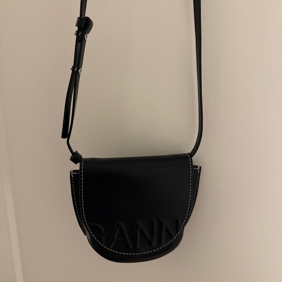 Ganni Handbags - GANNI Recycled Leather Mini Cross Body Purse